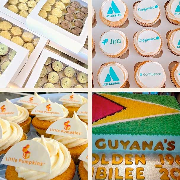 corporate logo cakes