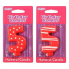 Numeral Candles Spots & Stripes